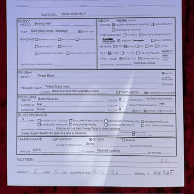 James Tyler Studio Elite HD-P Quilt Top Matte Black See-Through image 10