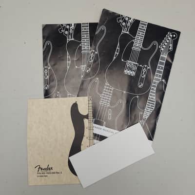 Early 2000's Fender 2 Guitar/Bass Manuals and Other Case Candy (PA-192) image 2