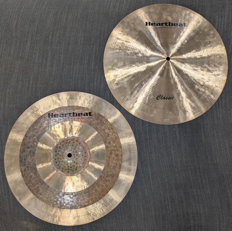 Heartbeat Percussion 17" Hybrid Studio/Classic Hi-hats image 1