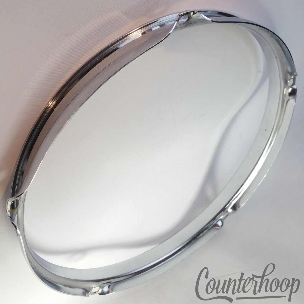 Gibraltar 10" Tom Drum Rim/Hoop 5-Lug Triple-Flange 2.3mm Chrome — main photograph