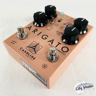Used Caroline Guitar Company Arigato Phaser Vibrato Guitar Effects Pedal ♫ image 2
