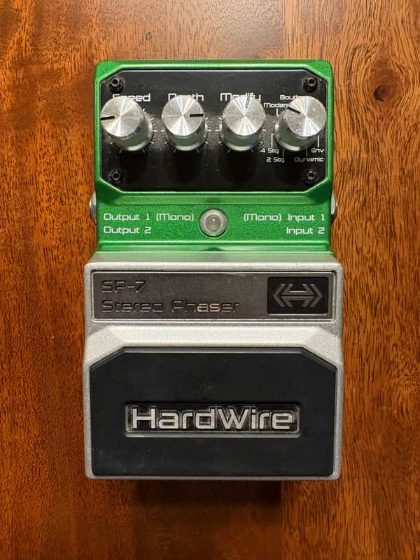 Digitech HardWire SP-7 ステレオフェイザー HardWire SP-7 Stereo Phaser Overview