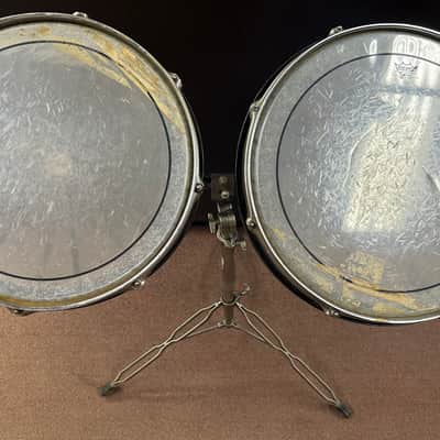 Remo 16" and 18" Roto Toms with Stand image 2