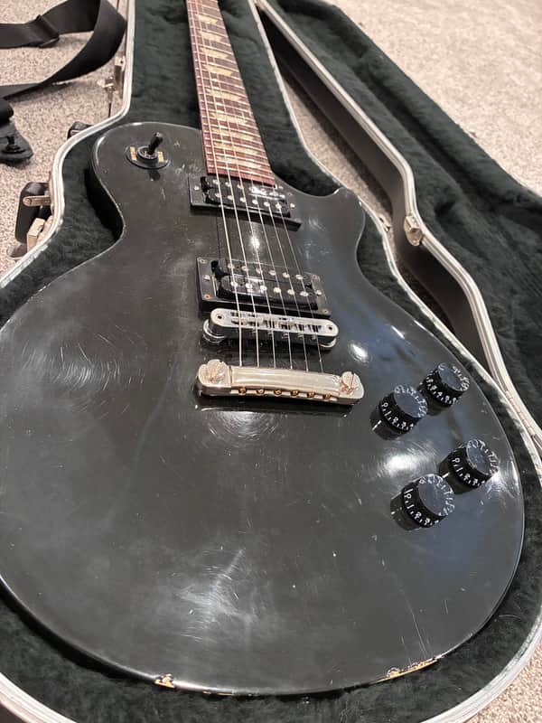 2012 Gibson Les Paul Studio - Ebony-Worn/Relic SF Slash 2.0 and Vintage wiring image 1