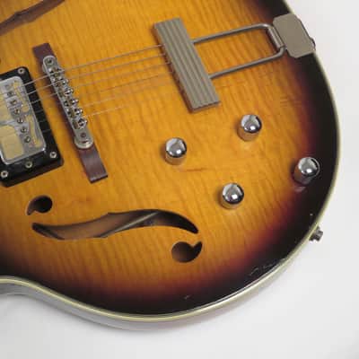 1968 Harmony Meteor H-60 Left Handed - Sunburst Finish - Super Flame! Lefty! image 12