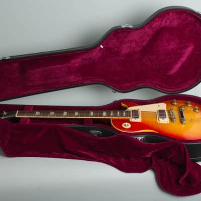 Gibson  Les Paul Deluxe Solid Body Electric Guitar,  c. 1973, black tolex hard shell case. image 10