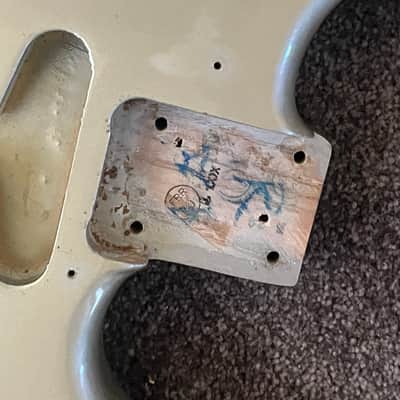 1979 Fender 25th Anniversary Stratocaster guitar body image 3