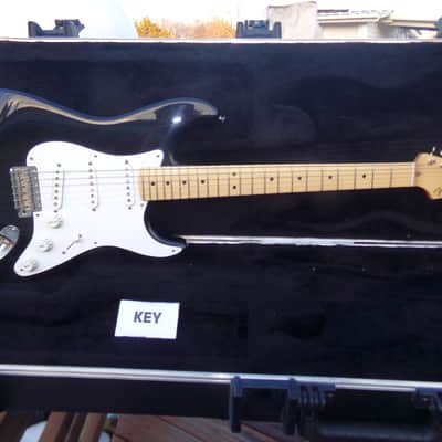 2014 Fender Eric Clapton 'Blackie' Stratocaster w/Seymour Duncan and other replacement pickups image 9