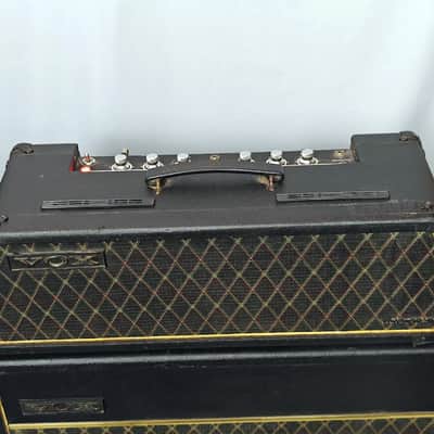 Vox V1083 Berkeley III Super Reverb 2-Channel 35-Watt 2x10" Piggyback Guitar Amp 1969 - 1970 - W/ New MOX V42 Pedal image 3