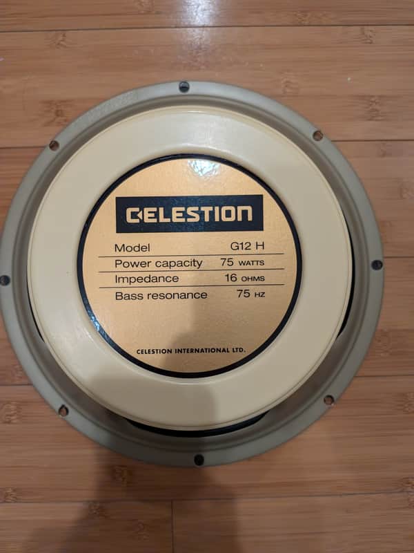 Celestion G12H-75 Creamback 12"  75-Watt 16 Ohm Speaker 2010s - Cream || LOCAL ONLY image 1