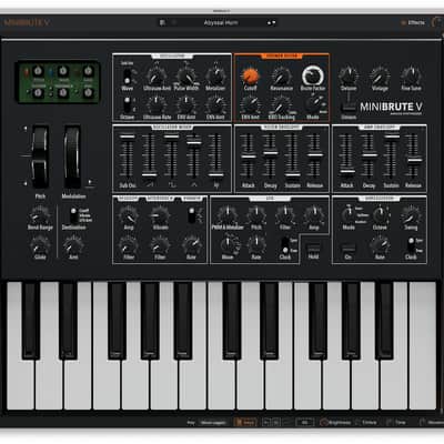 Arturia MiniBrute V Soft Synth Virtual Instrument Software image 2
