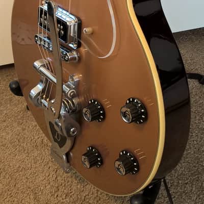 Guild DeArmond M-77T -- Near-Mint; 2001; Solar Bronze; Made in Korea; USA 2K Pickups; All-Original image 6