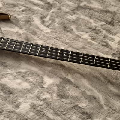 TUNE Japan TWXT-4 Tremolo Bass - 2000s - Locking Tuners - Neck-Thru - Active - Whammy Bar - MIJ -  4-String Bass - Natural Walnut image 6