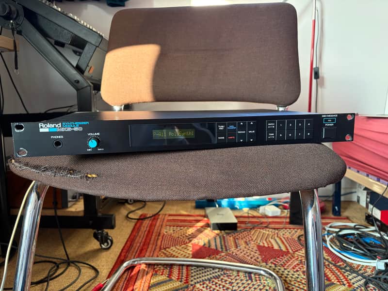 Roland MKS-50 Rackmount Analog Synthesizer 1986 - 1989 - Black image 1