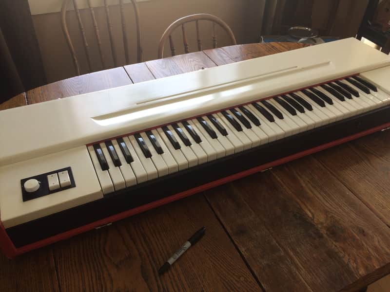 Hohner Clavinet Model C ca. 1970's White & Red image 1