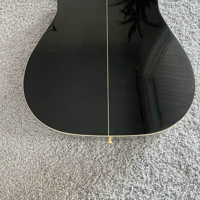 Fender La Brea California Series Black MIK Rare Vintage Acoustic Electric Guitar image 12
