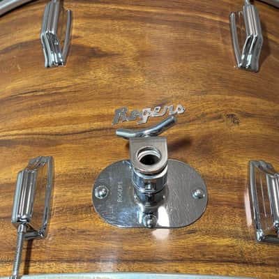 Rogers 24”x 14” Fullerton Era 1970’s Script Badge Bass Drum - KOA Finish image 6