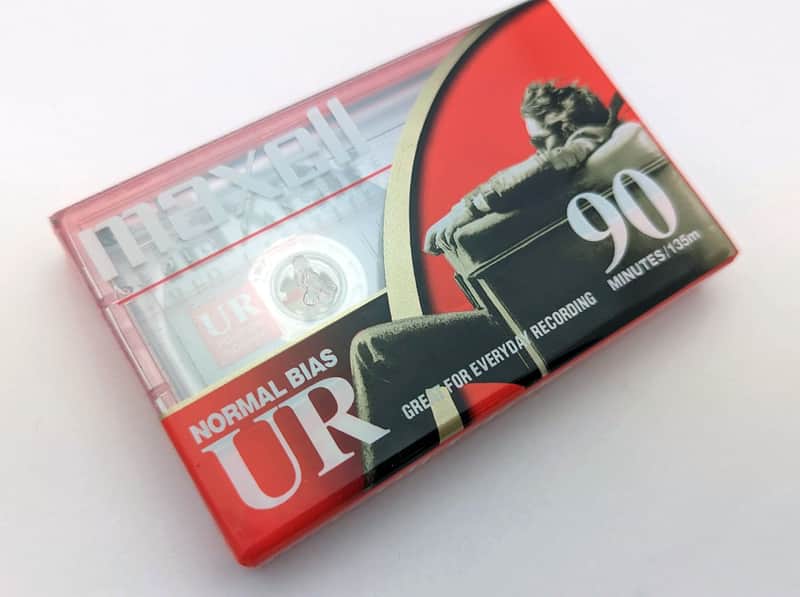 Maxell UR90 Blank Audio Cassette Tape - Sealed - Brand New image 1