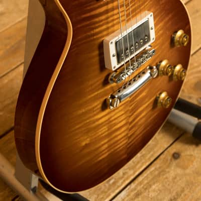 Gibson Custom 1959 Les Paul Standard Torrefied AAA Top | Ice Tea - VOS image 6