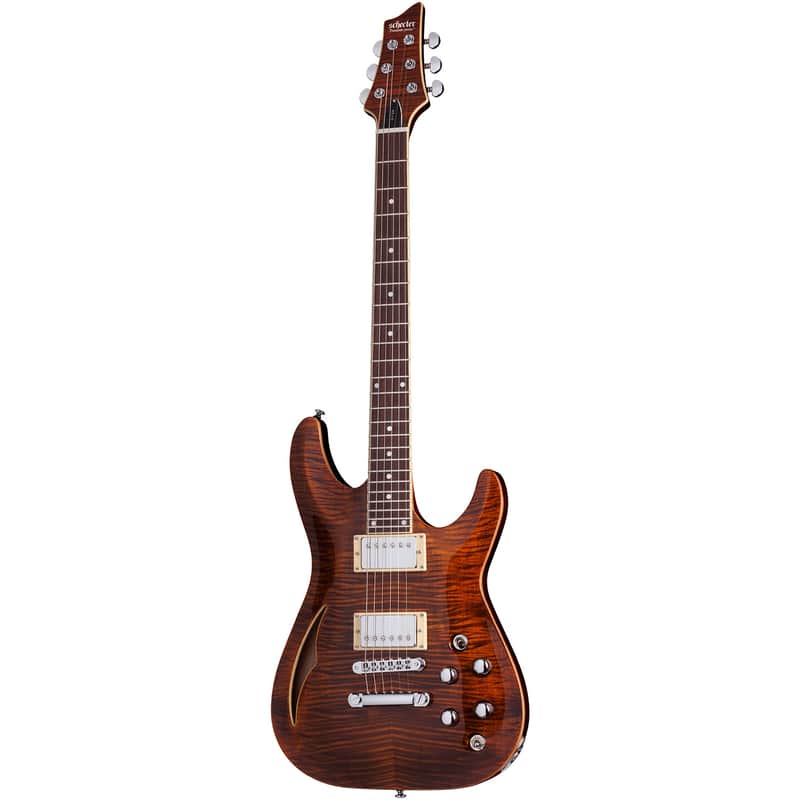 Schecter C-1 E/A Classic Semi-hollowbody Electric Guitar - Cats Eye (B-Stock) image 1