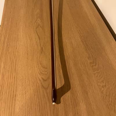 Double Bass German Frog Bow - Roy Collins - Pernambuco - 1/4 Size - Unique image 11