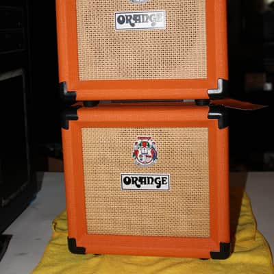 Orange Micro Terror Head with TWO PPC108 Speaker Cabinets (original version) image 1