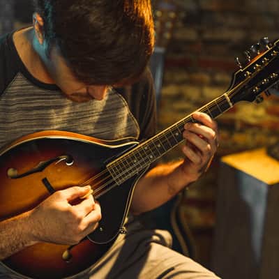 Washburn M1 Pack | Americana Series A-Style Mandolin Pack. Sunburst. New with Full Warranty! image 4