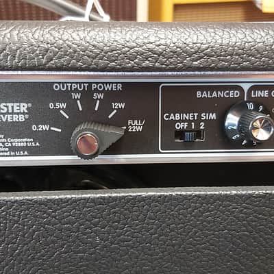 Fender Tone Master Deluxe Reverb 2-Channel 22-Watt 1x12" Digital Guitar Combo 2019 - Present Black image 5