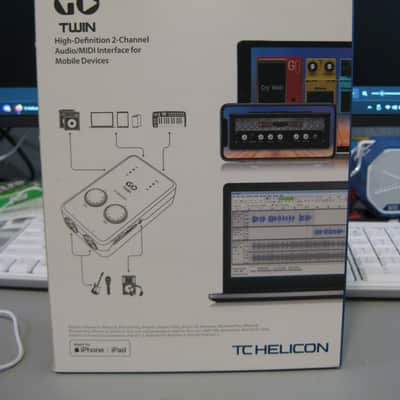 TC Helicon GO TWIN Portable USB Audio / MIDI Interface 2020 - Present - Black image 10