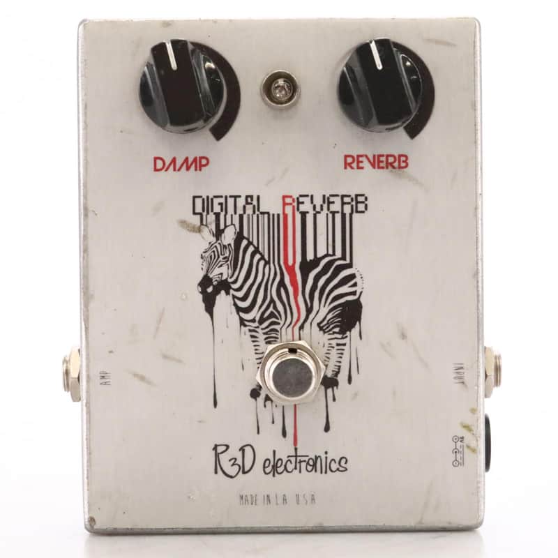 R3d Electronics Digital Reverb Guitar Effect Pedal Stompbox w/ Cable #47852 image 1