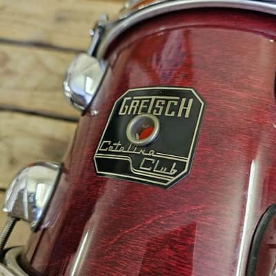 Gretsch 8" Catalina Club Tom Drum, Cherry Red USED! RK87G220726 image 2