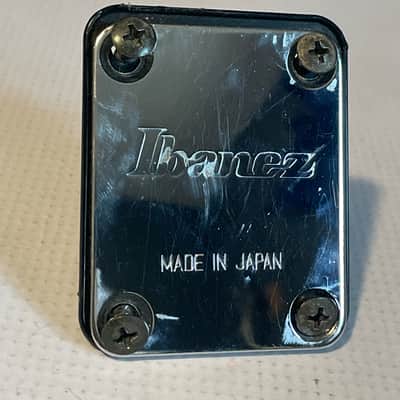1987-92 Made in Japan Ibanez 450s S Series Guitar Chrome Neckplate Neck Plate image 1