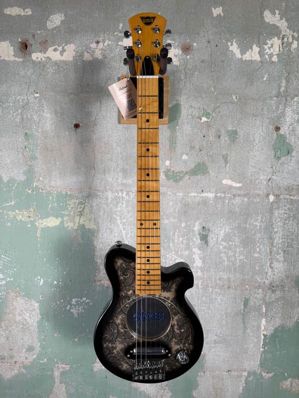 Pignose PGG-200PL Legendary Travel Guitar / Amp Combo - Black Paisley #0683 image 1