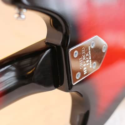 Rare Vintage Howard/Teisco Full Scale Bass 1965 Red Burst image 16