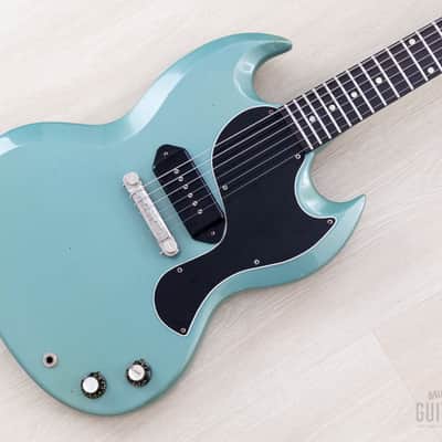 1963 Gibson Les Paul SG Junior Vintage Guitar Pelham Blue w/ Case image 1