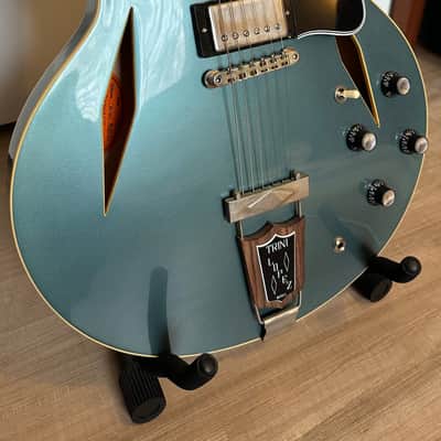 2024 Gibson Custom Shop Trini Lopez – Historic ’64 Reissue – CME Exclusive – Murphy Lab Pelham Blue – OHSC, COA image 5