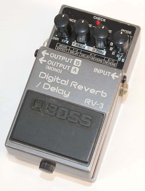 Boss RV-3 Digital Reverb/Delay (Pink Label) 1997