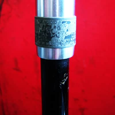 Vintage RARE 1930's Shure 730B crystal cardioid microphone Satin Chrome w Turner TB2 stand Billie Holiday image 9