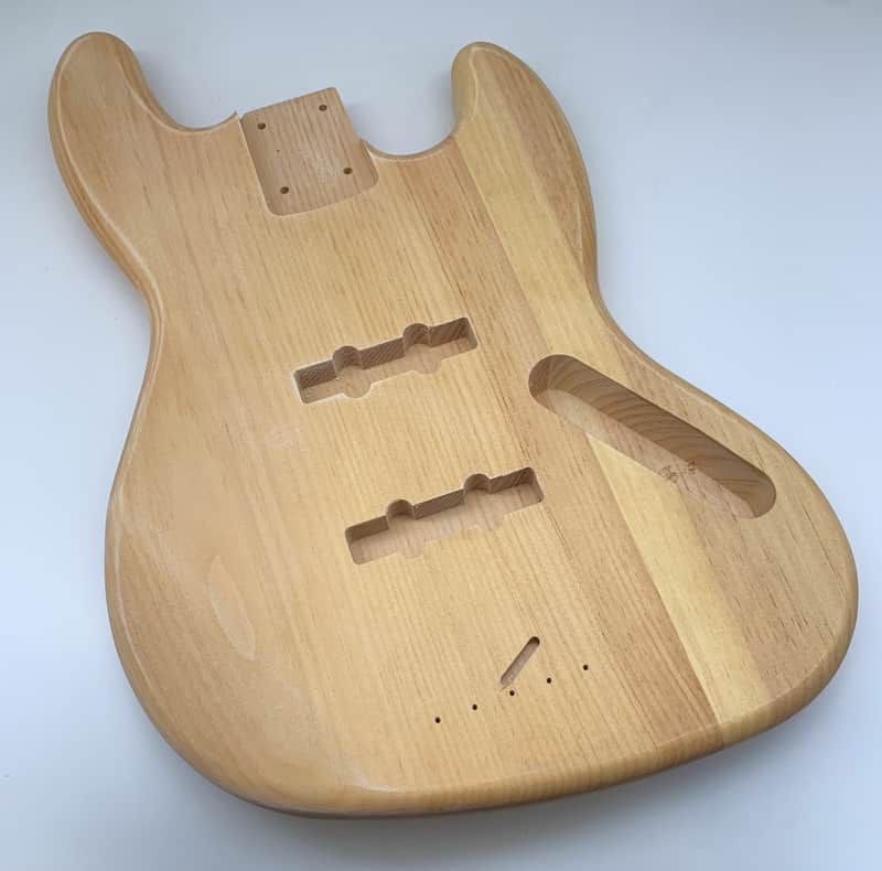 3lbs 15oz BloomDoom Nitro Lacquer Aged Relic Alder J-Style Bass Vintage Custom Guitar Body With Universal Routing image 1