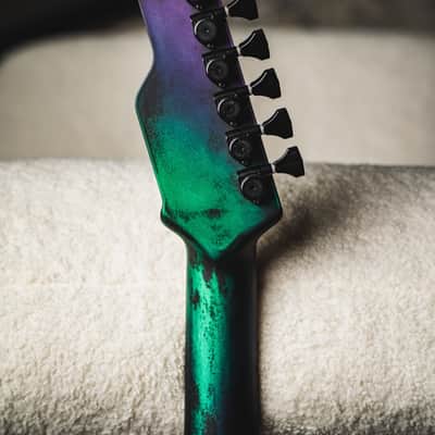 James Tyler USA Studio Elite HD-Alien Guano Semi-Gloss HSH w/Indian Rosewood FB, Matching Faux Neck and Headstock, Black HW, Midboost & Bypass Button image 6