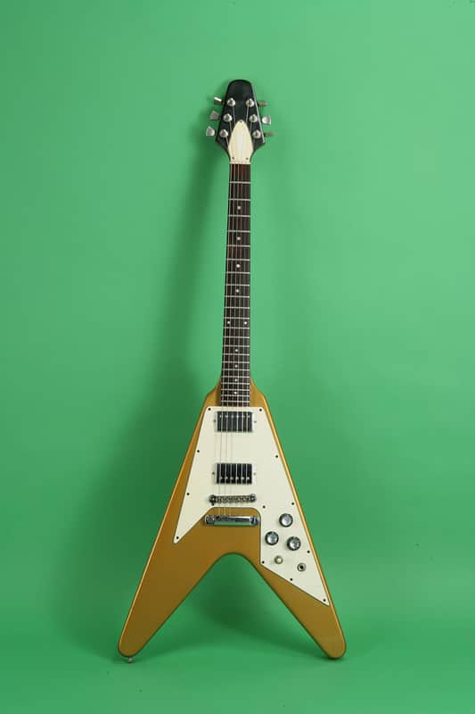Gibson Flying V 1980 Gold image 1