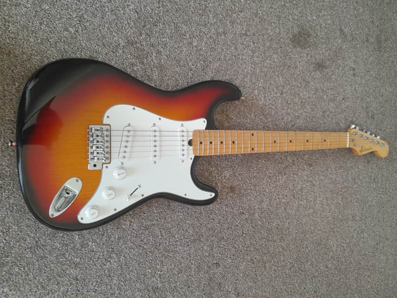 Splendor ET-200 Stratocaster 1970s Japan - Sunburst | Reverb
