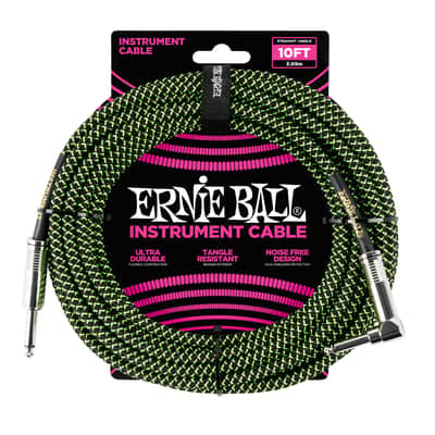 Ernie Ball Green Cable 3 set Regular Slinky& Cable Gift Bundle, ideal for the holidays! image 3
