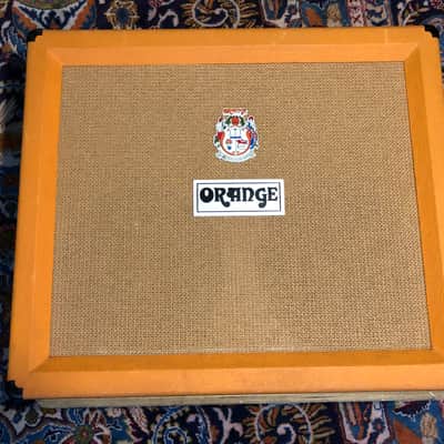Orange Vintage 2x12 Cab Combo Empty Cabinet for OR 80 100 120 Chassis image 3