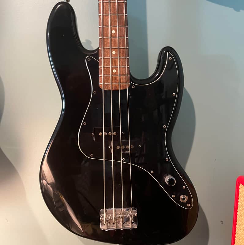 2008 Fender Mark Hoppus Artist Series Signature Jazz Bass - Black image 1