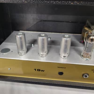 Custom Hand-Wired Marshall Clone 18W TMB Tube Guitar Amp Head (C016-A25) image 13