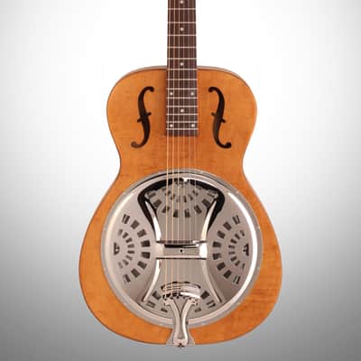 Epiphone Dobro Hound Dog Roundneck Resonator Guitar, Vintage Brown image 2