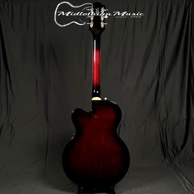 Gretsch G6119T-62 Vintage Select Edition - '62 Tennessee Rose - Hollow Body w/Bigsby & Case - Deep Cherry Stain Finish image 5