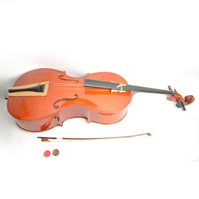 Cxxss 4/4 Retro Style Cello Case Bow Rosin image 9