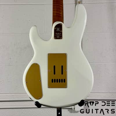 Ernie Ball Music Man Cory Wong StingRay II Deluxe Electric Guitar w/ Case-Polaris White image 12